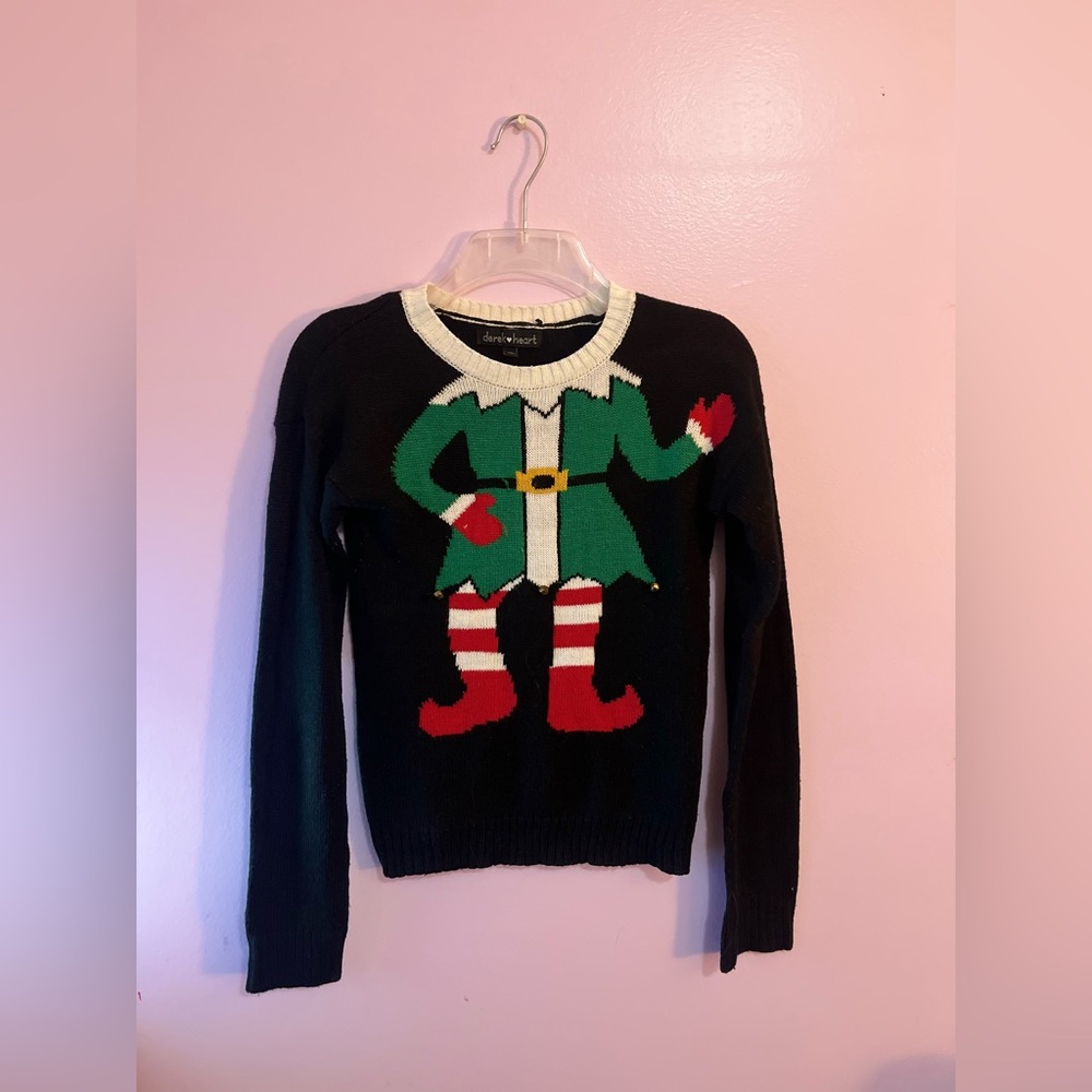 Women’s Ugly Christmas Sweater (Elf)